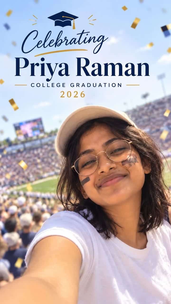For Priya graduation sample video cover