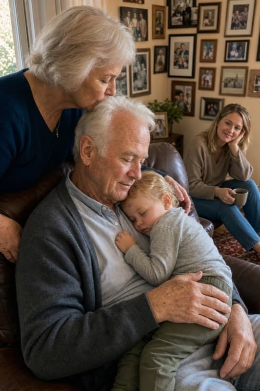 Family photo selected for memorial video 4